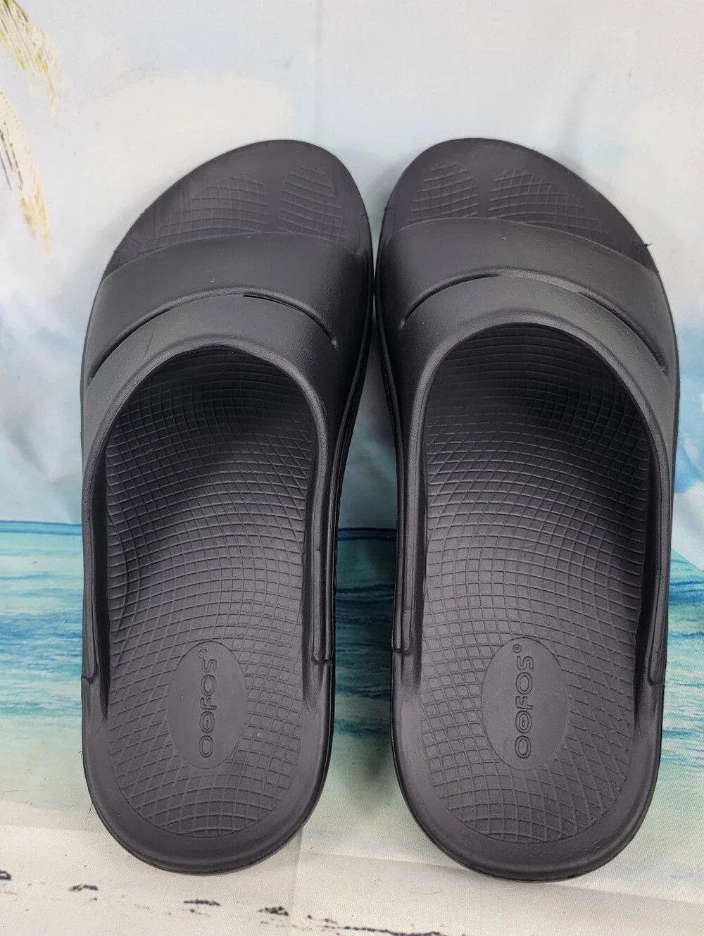 OOFOS OOahh Recovery Slides Mens 12